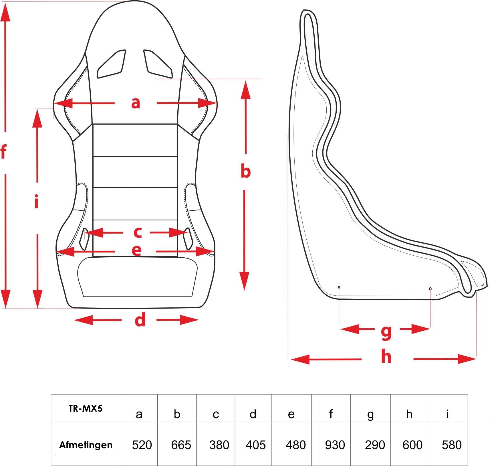 Thor TR-MX5 kuipstoel